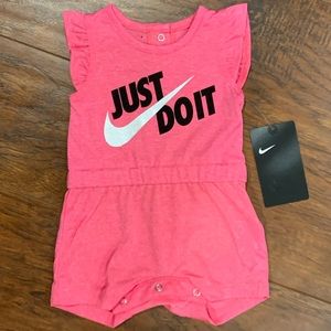 Pink Nike Romper